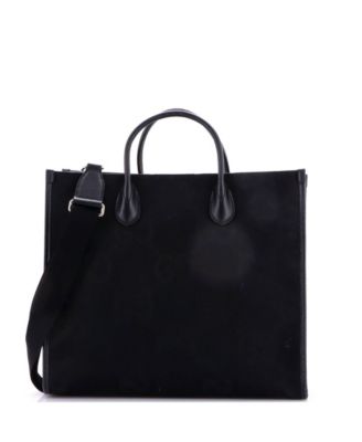 Jumbo GG Canvas Convertible Laptop-Compatible Tote