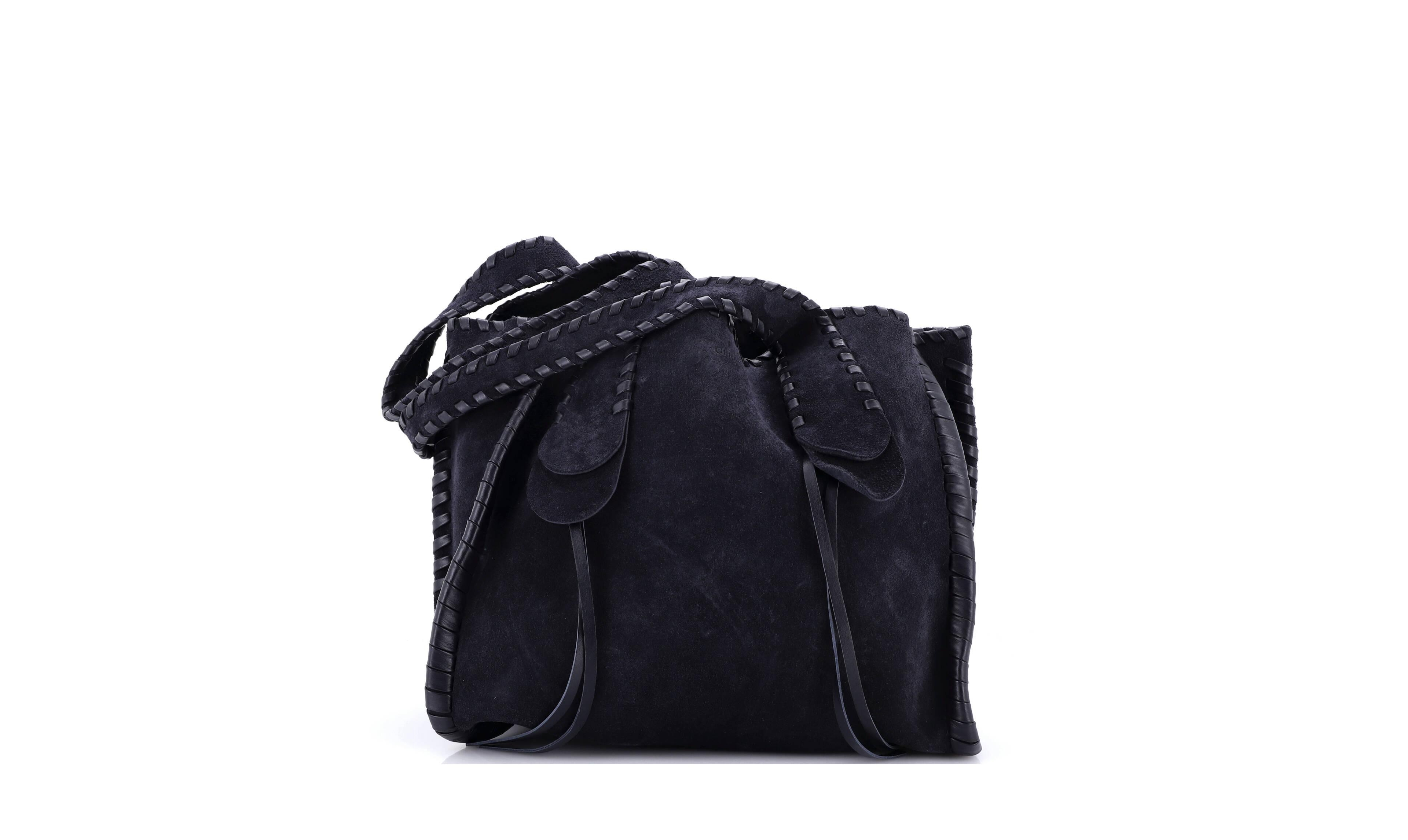Pre-Owned Chloe Medium Mony Tote Suede