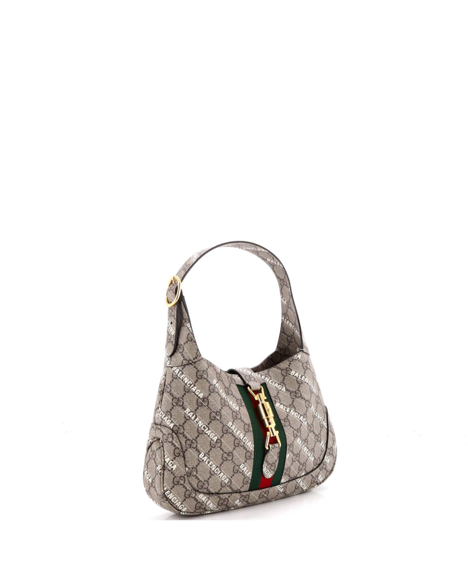 Small x Balenciaga The Hacker Project Jackie 1961 Hobo GG Coated Canvas