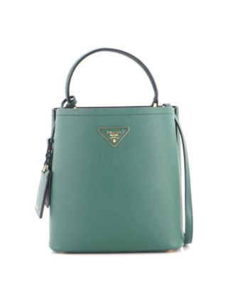 Medium Panier Bucket Bag Saffiano Leather