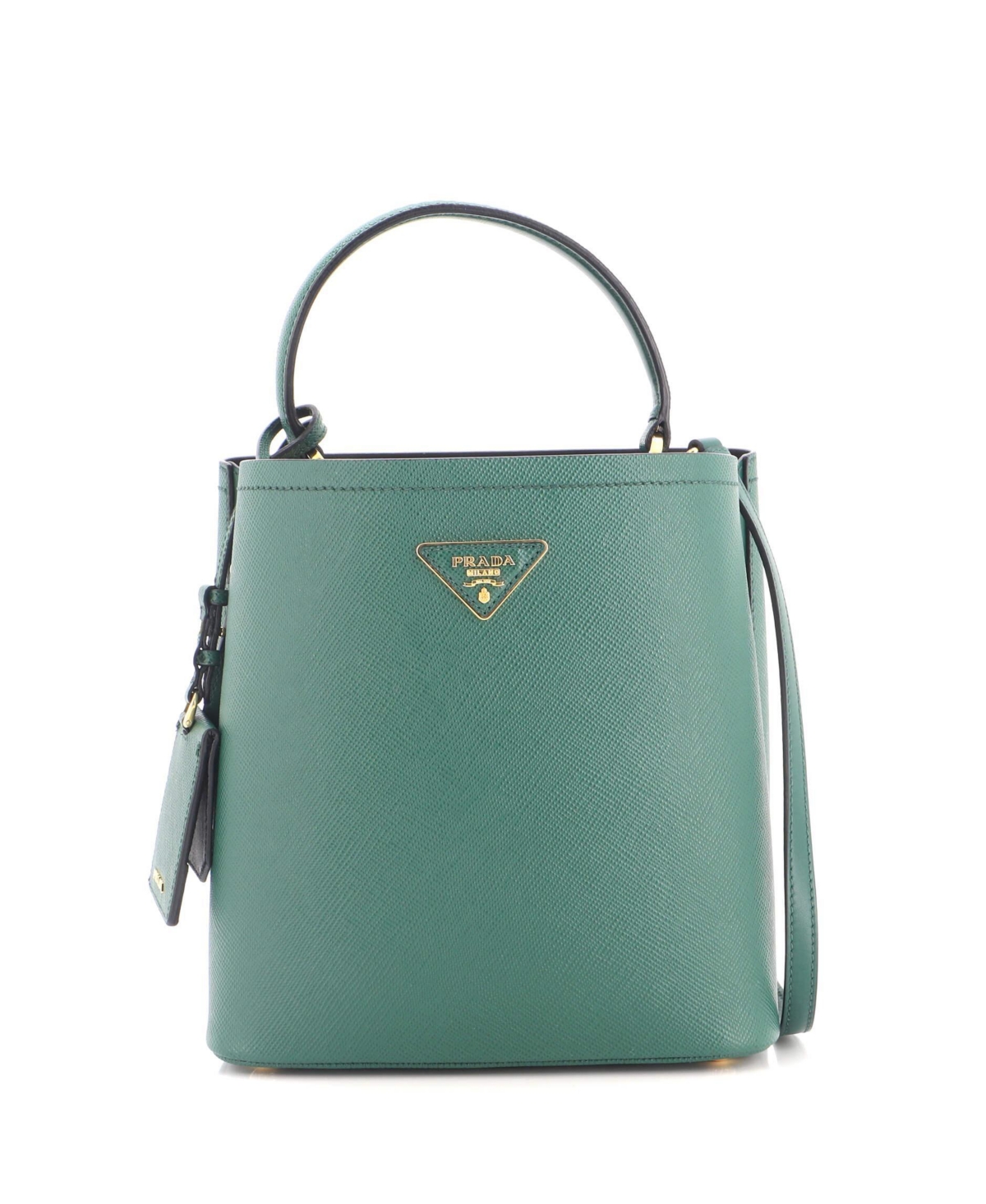 Pre-Owned Prada Medium Panier Bucket Bag Saffiano Leather