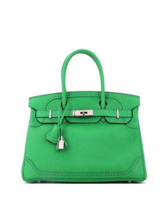Birkin 30 Togo and Swift Leather Satchel, 11.5"W x 9"H x 6"D