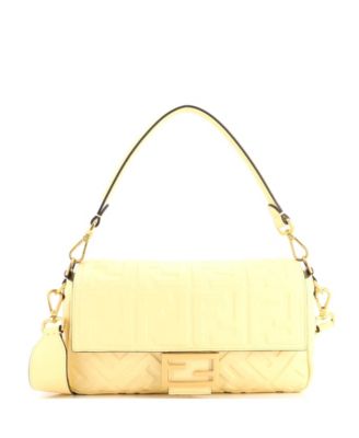 Medium Baguette NM Bag Zucca Embossed Leather