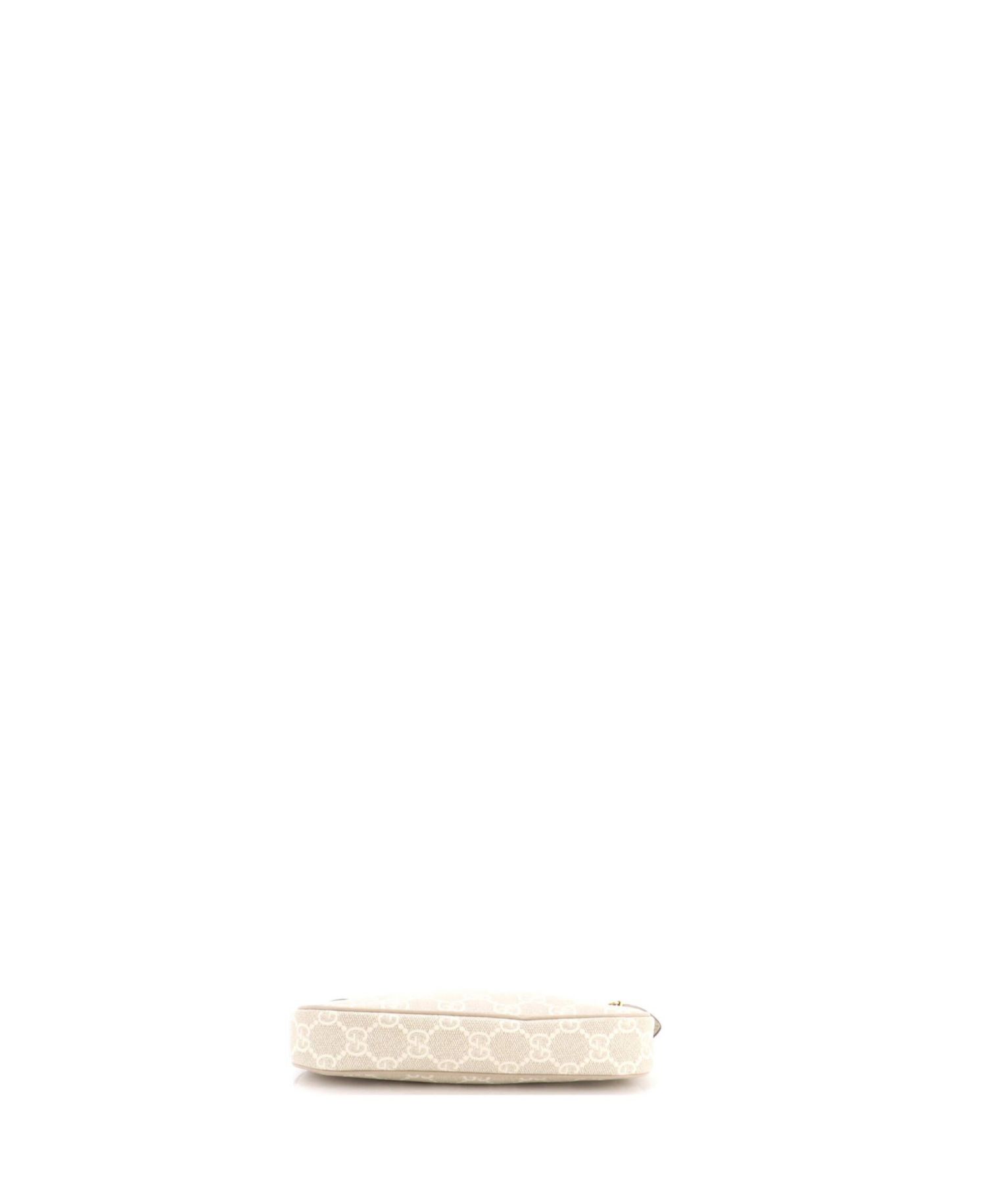 Mini Ophidia Charm Shoulder Bag GG Coated Canvas with Leather
