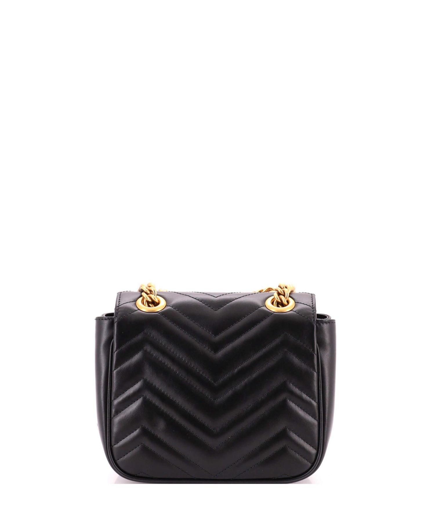 Mini GG Marmont Square Flap Bag Matelasse Leather