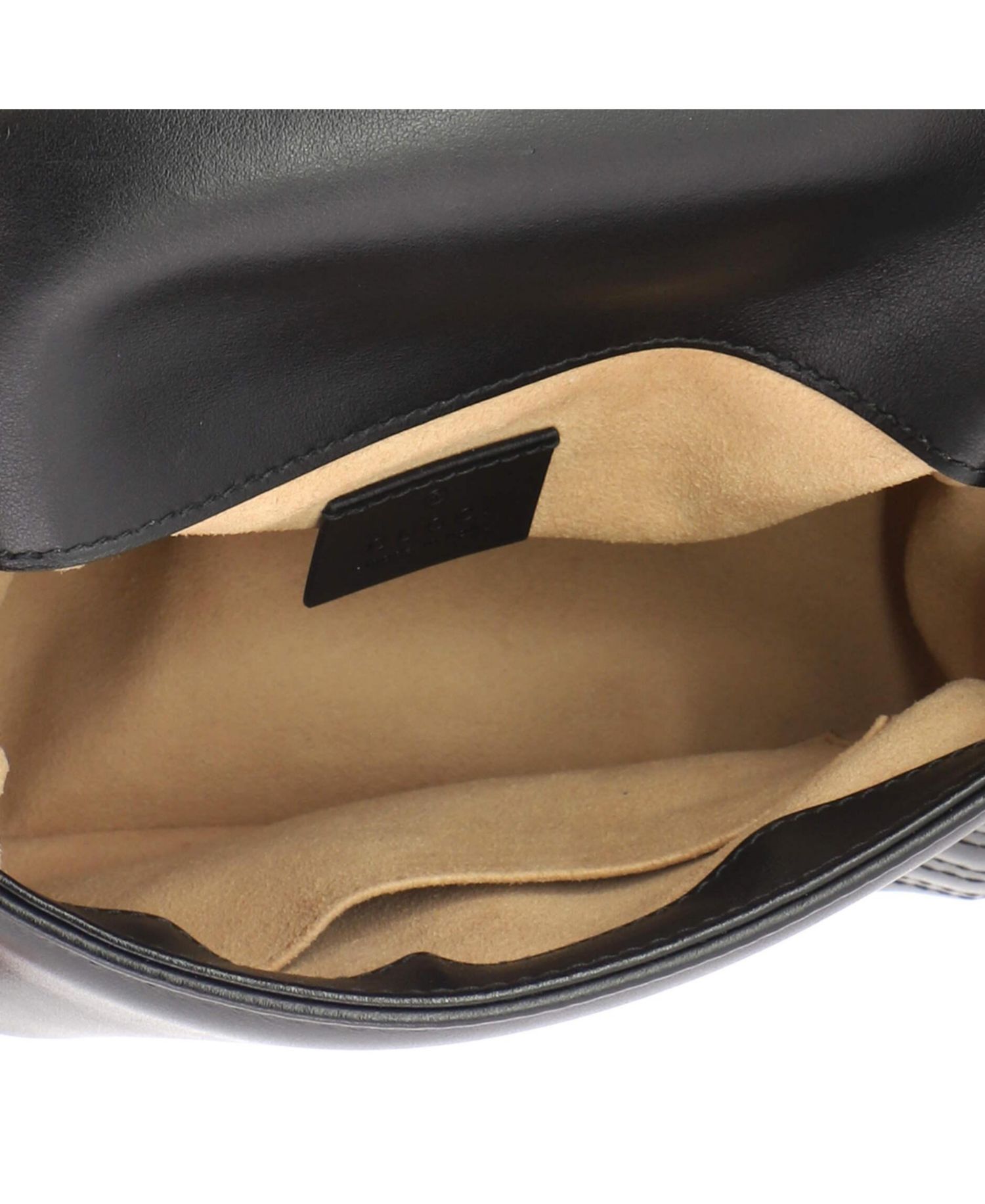 GG Marmont Mini Top Handle Flap Matelass&eacute; Leather Bag