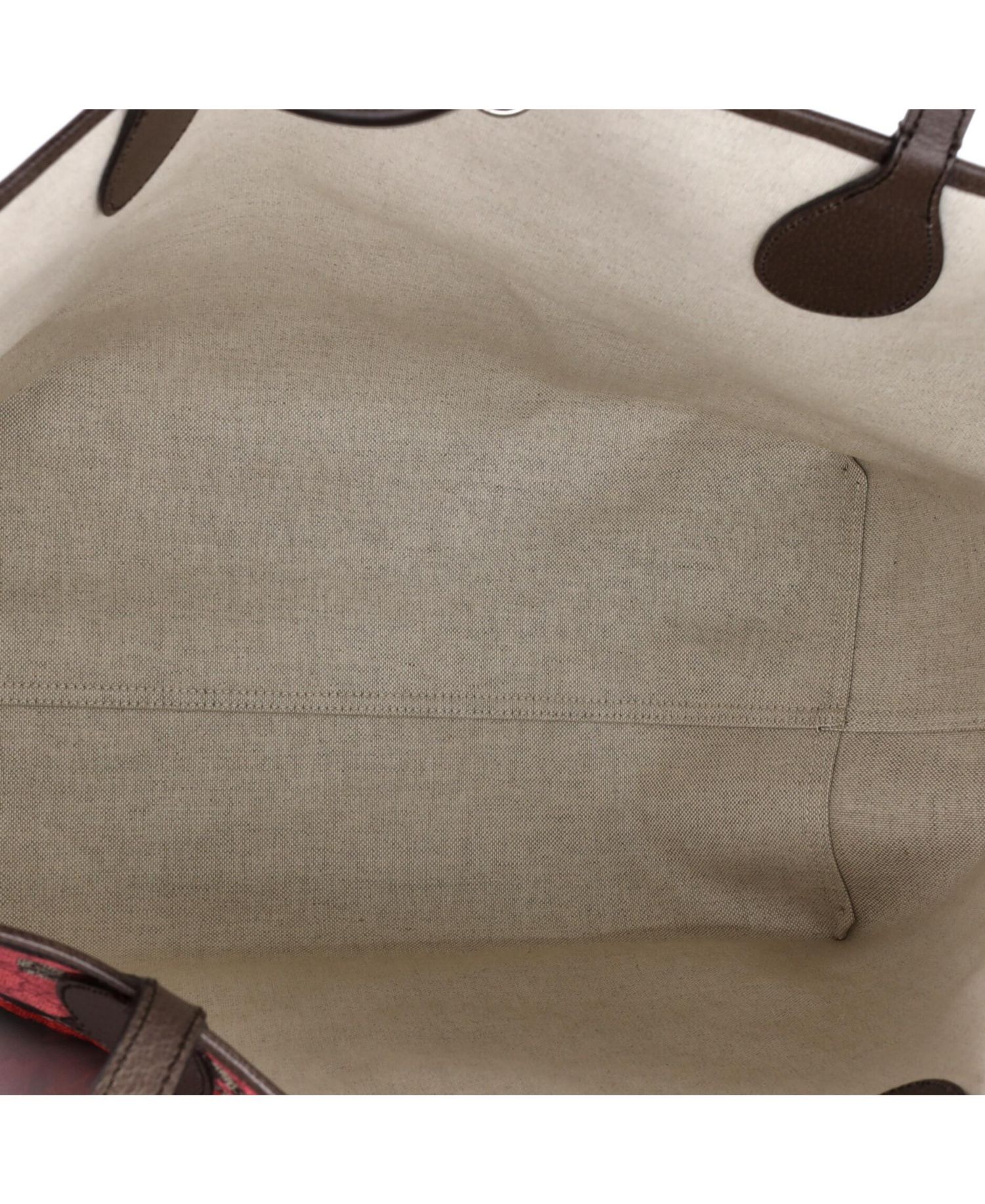Large GG Open Tote GG Camouflage Coated Canvas