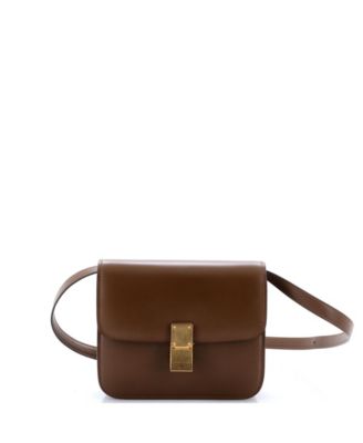 Celine Pre-Owned Teen Classic Smooth Leather Crossbody Box Bag