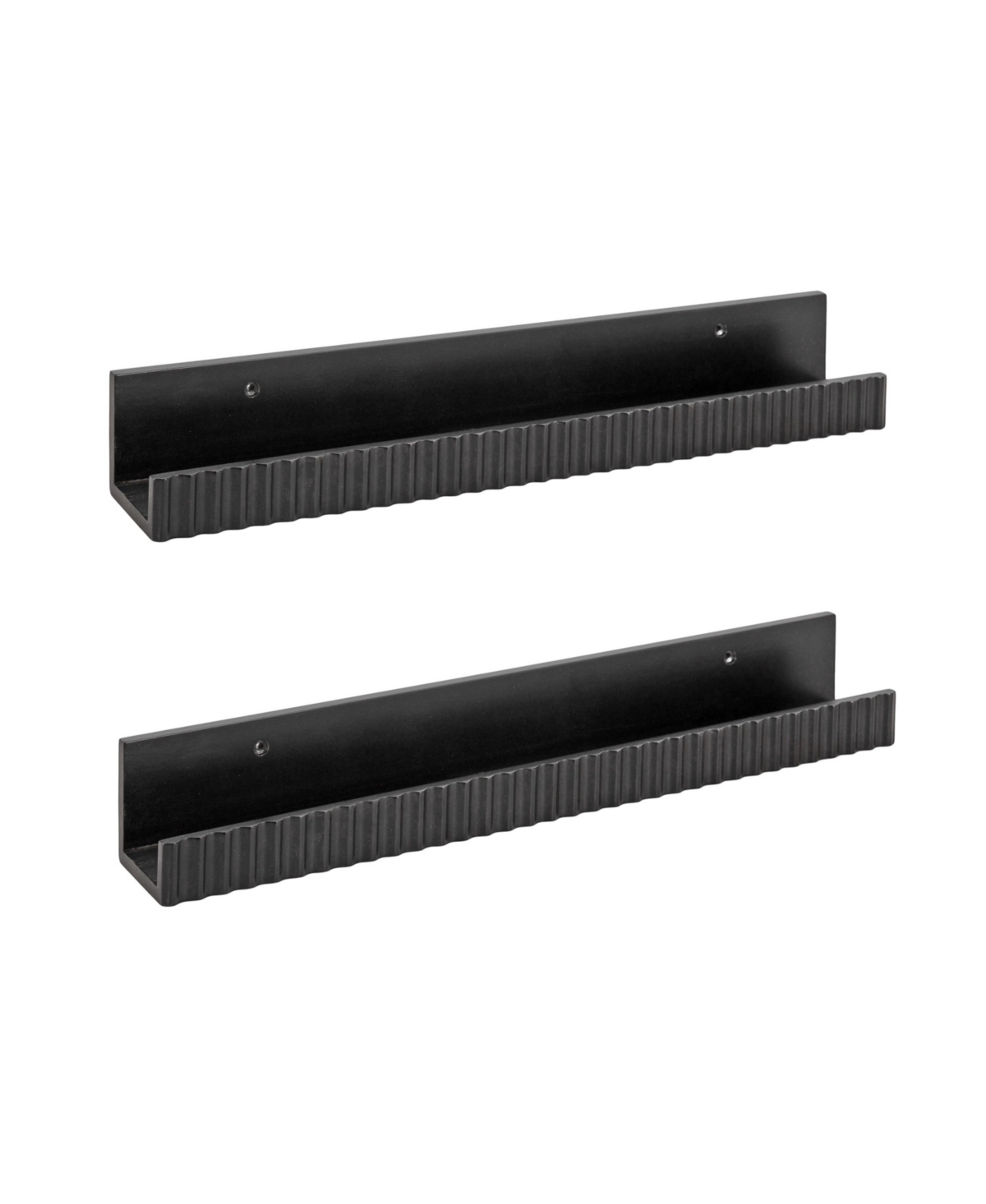 Kate and Laurel Furrow Ledge Shelf Set