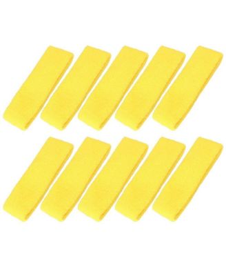 10 Pack Cotton Sports Headbands Sweat Absorbent For Workout Gym Outdoor Activities