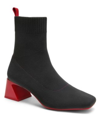 Women's Regina Pro Square-Toe Water-Repellent Block Heeled Boots