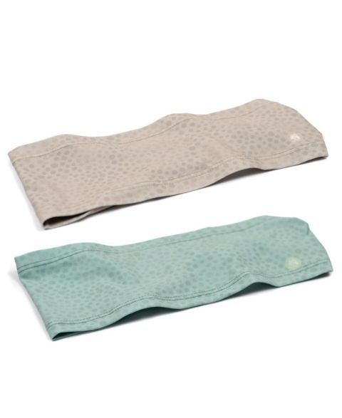 Женские аксессуары для волос peneyon 4-Way Stretch No-Slip Headbands, 2-Pack, цвет: Зелёный / Мокко