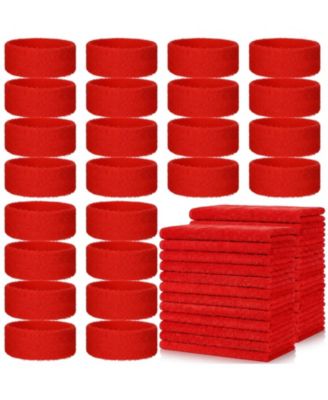 Kids Athletic Terry Cloth Headbands, 24-Piece Set