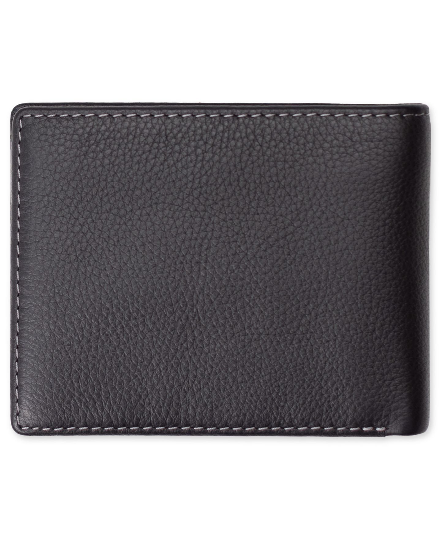 Мужской кошелёк Levi's RFID-Blocking Leather Bifold Wallet, цвет: Чёрный — фото 2