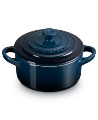 Stoneware 8 oz. Mini Round Cocotte with Lid