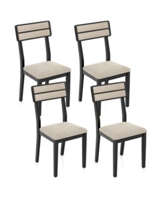 Modern Dining Chairs Set of 4 with Tilt Backrest for Dining Room