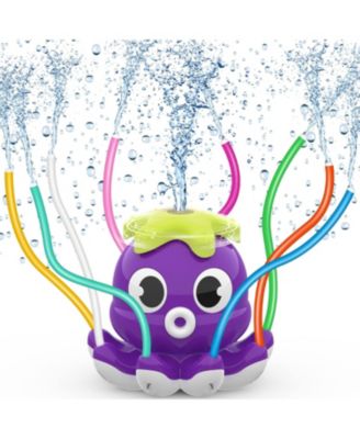 Octopus Water Sprinkler with 8 Wiggle Tubes, 10-20 Feet Spray, Ages 3-12
