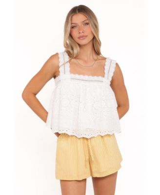 Petal & Pup Women's Aideen Eyelet Top