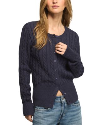 Women's Cloud Soft Cable-Knit Cardigan Sweater