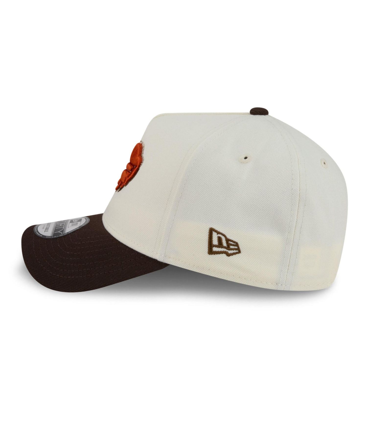 Men's Cream/Brown Buffalo Bills Pumpkin Spice A-Frame 9FORTY Adjustable Hat
