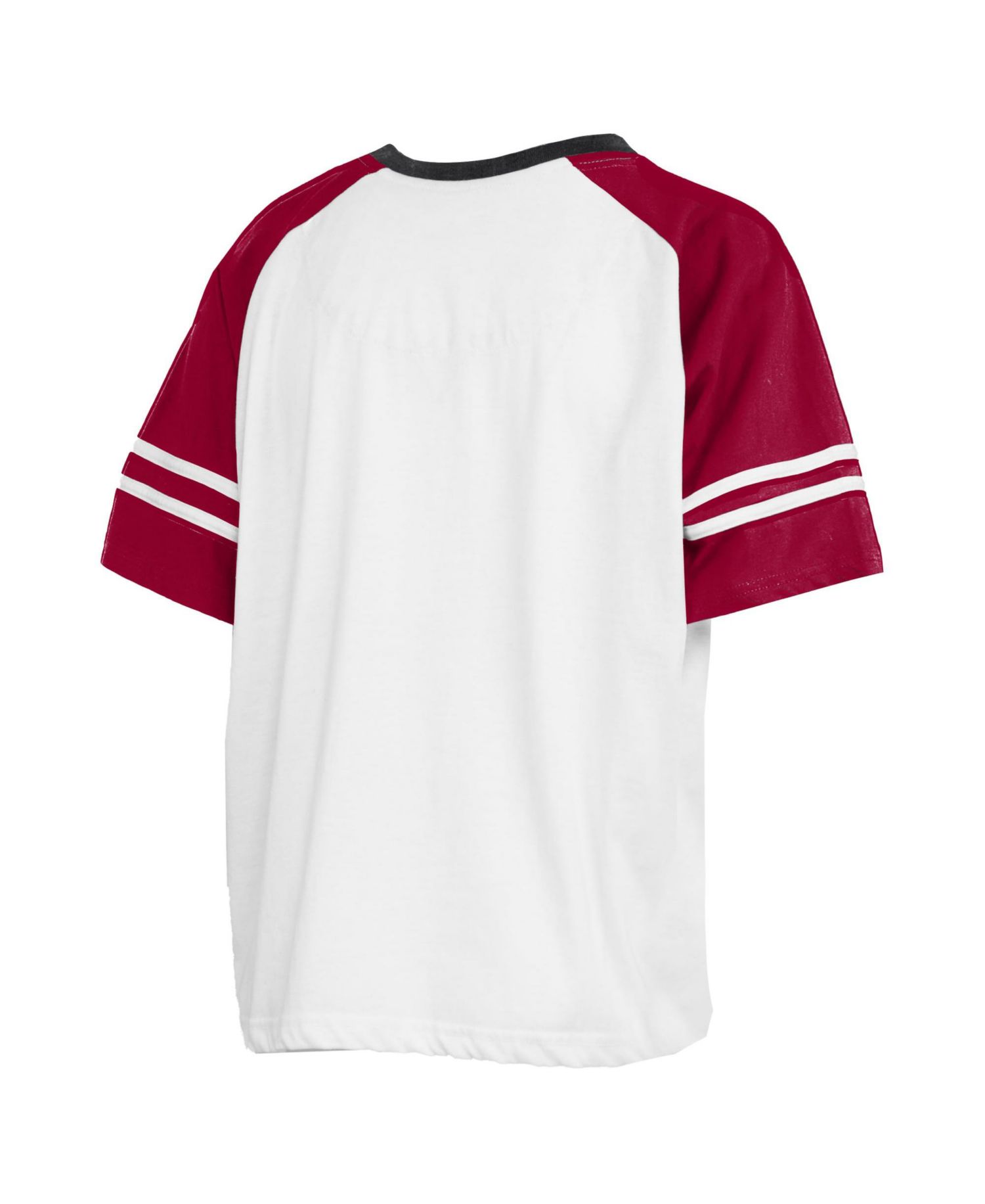 Women's White Indiana Hoosiers Sky Colorblock T-Shirt