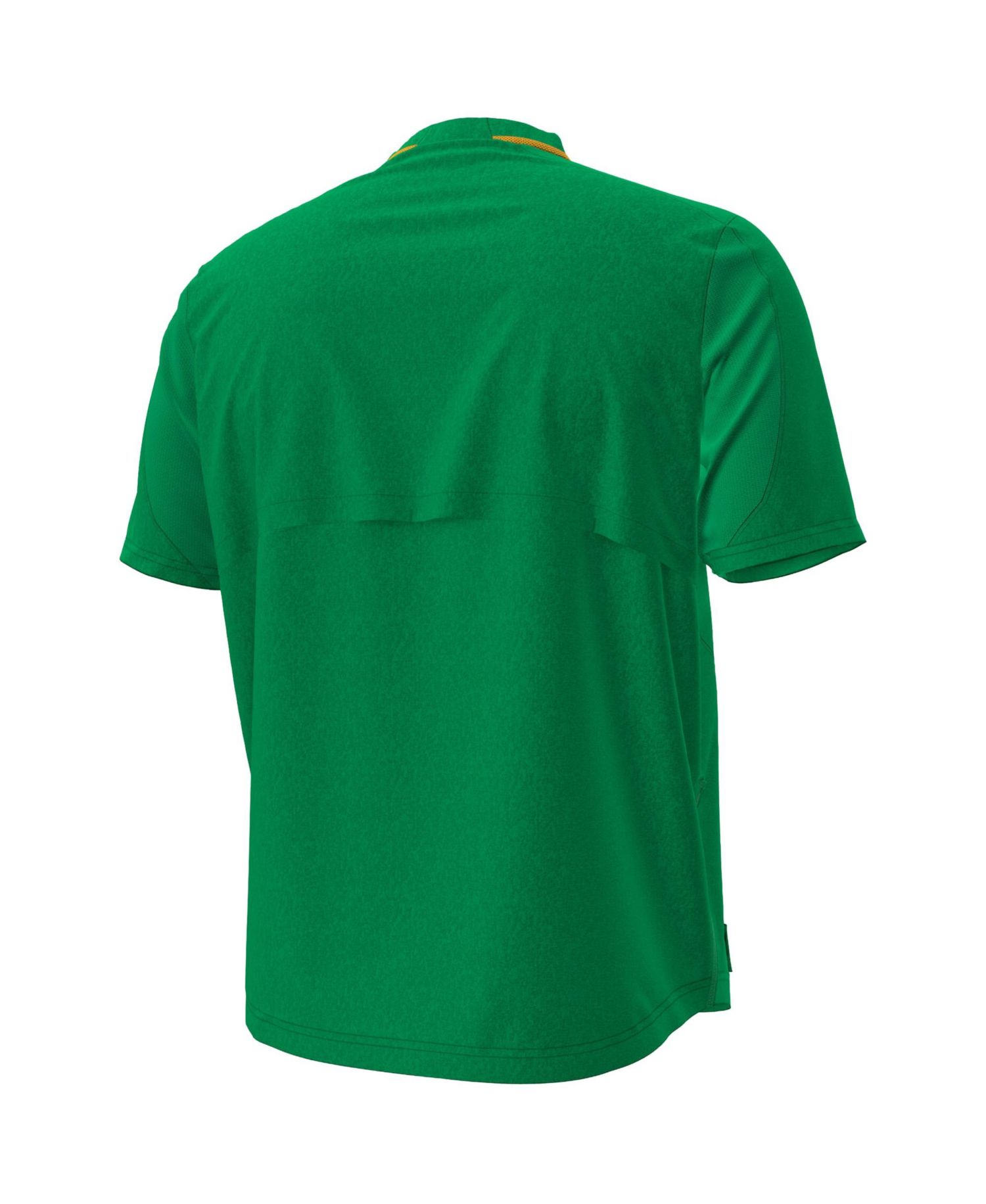 Men's Green Notre Dame Fighting Irish 2026 Sideline Motivate Woven Quarter-Zip Pullover