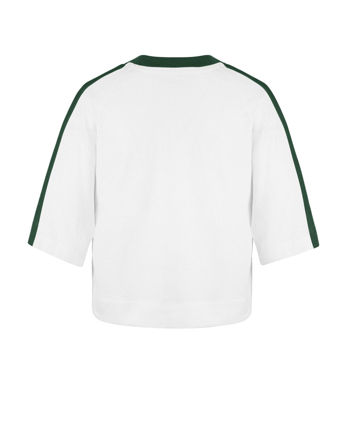 Женская футболка '47 Brand White Miami Hurricanes Big Overarch Drop Needle Raglan V-Neck — фото 2