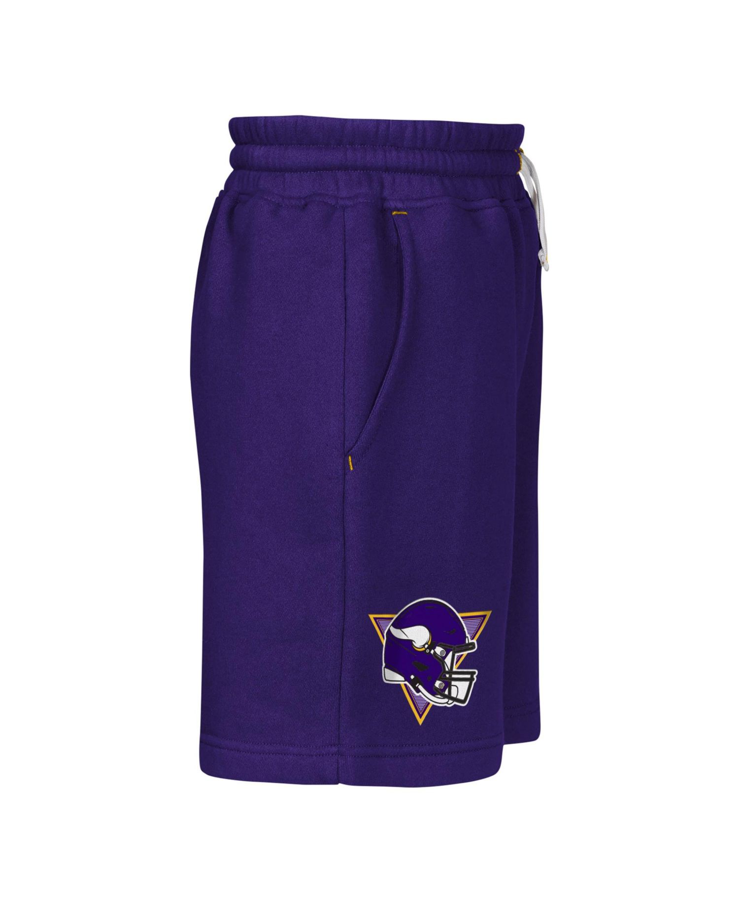 Big Boys and Girls Purple Minnesota Vikings Audible Fleece Shorts