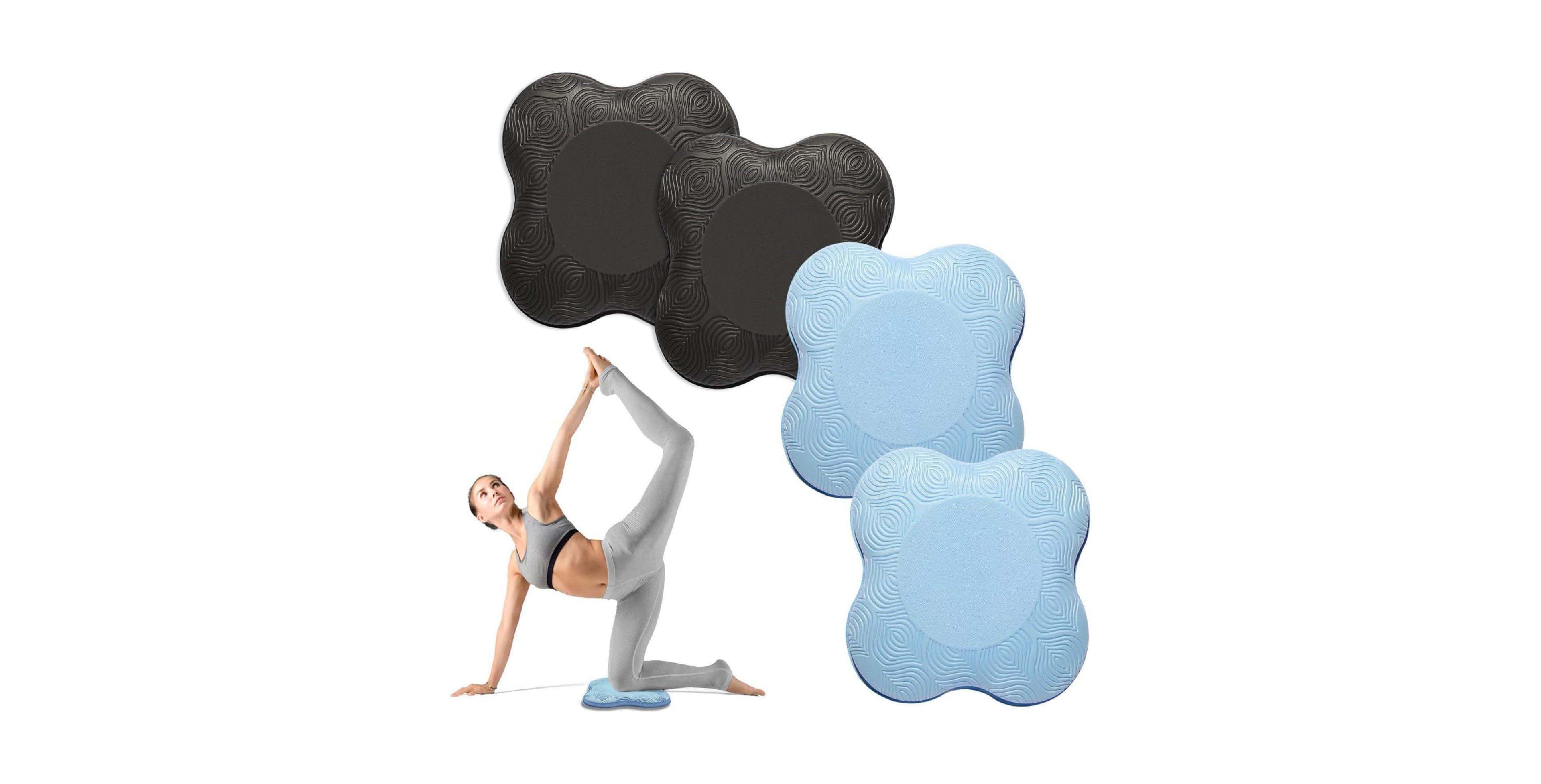 Sportneer 2 Packs Extra Thick Foam Support Cushions For Yoga Pilates Fitness Multi Use