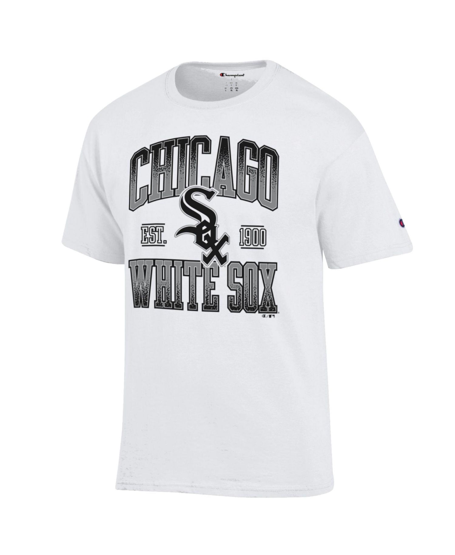 Men's White Chicago White Sox Team Name T-Shirt