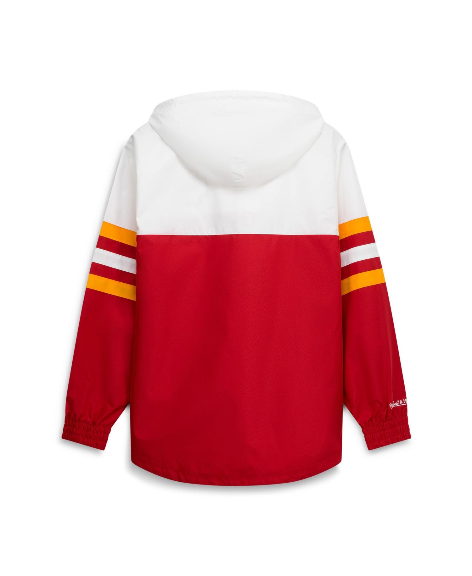 Men's Red Kansas City Chiefs Head Coach Anorak Quarter-Zip Windbreaker Jacket