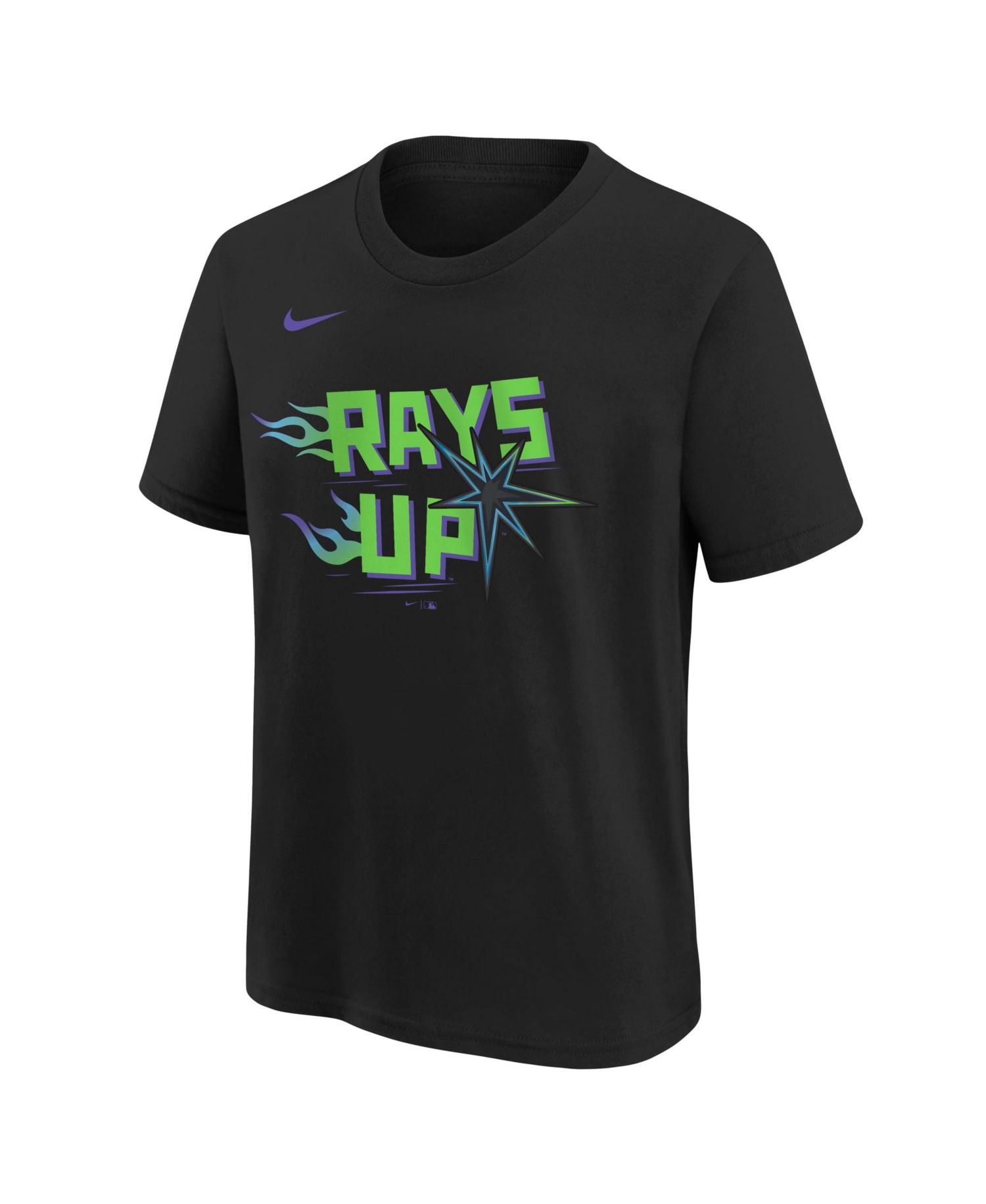 Big Boys and Girls Black Tampa Bay Rays Hometown Collection T-Shirt
