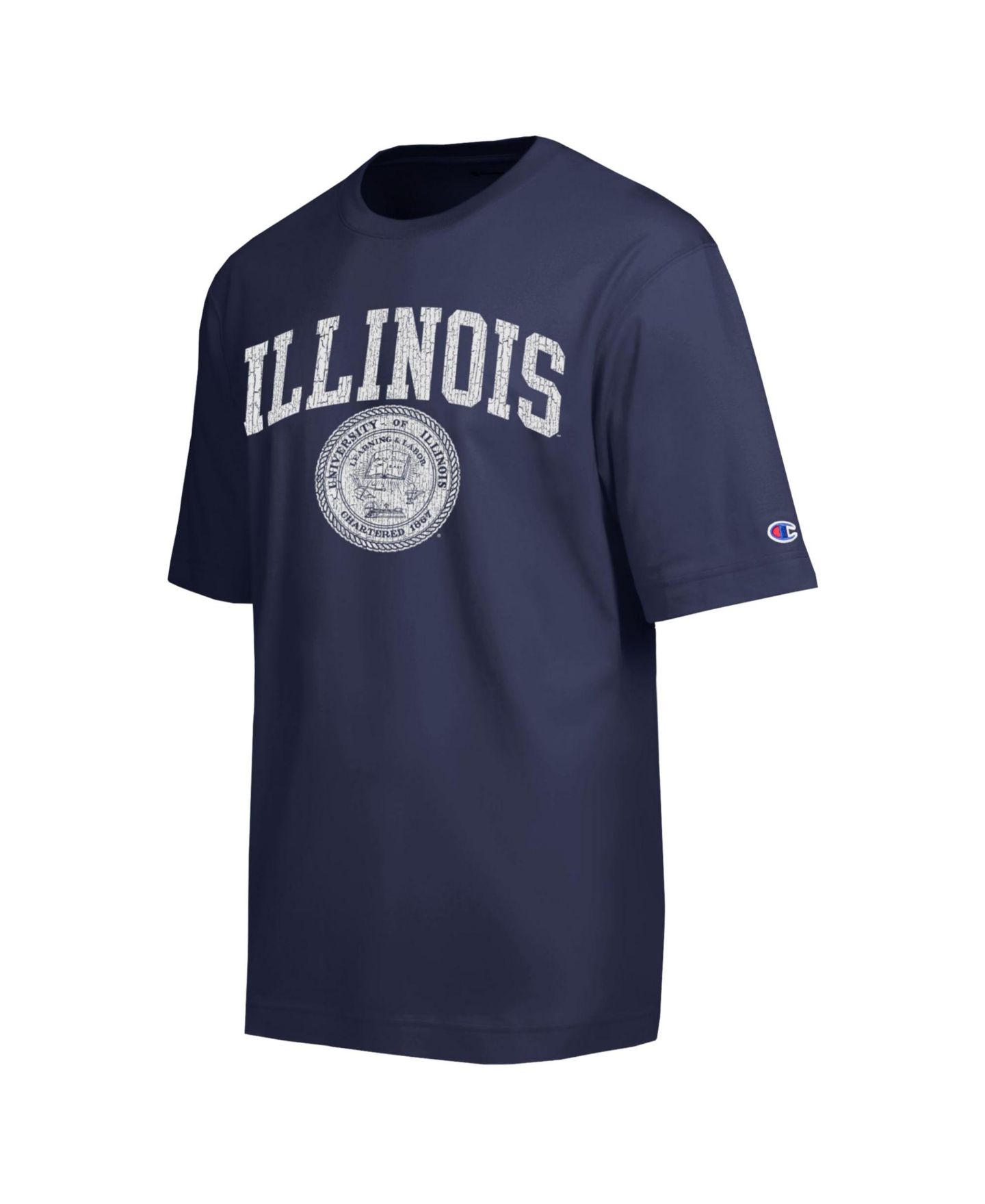 Мужская футболка Champion Navy Illinois Fighting Illini Scholar All-Star — фото 3