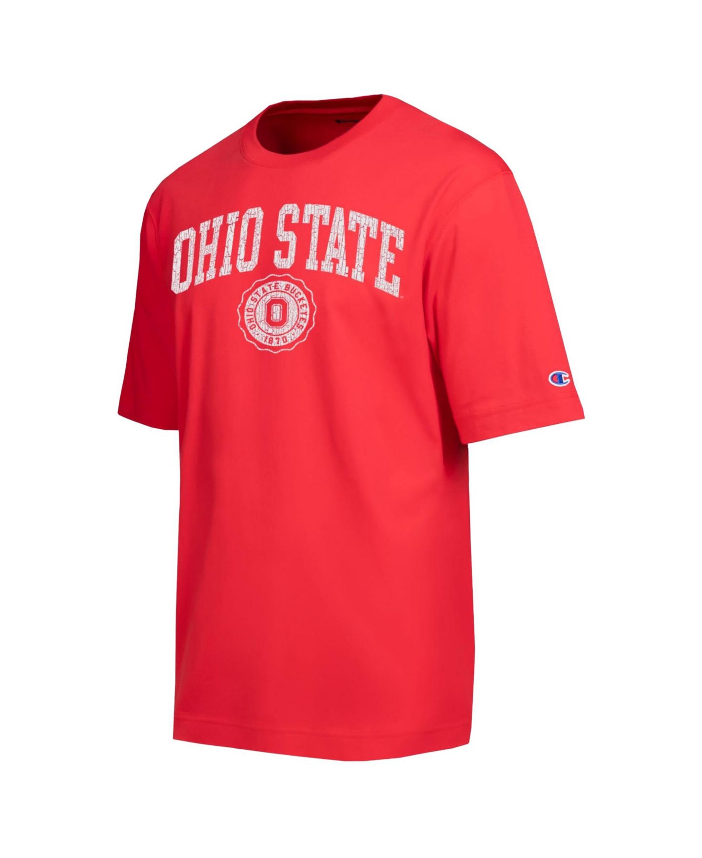 Мужская футболка Champion Scarlet Ohio State Buckeyes Scholar All-Star — фото 3