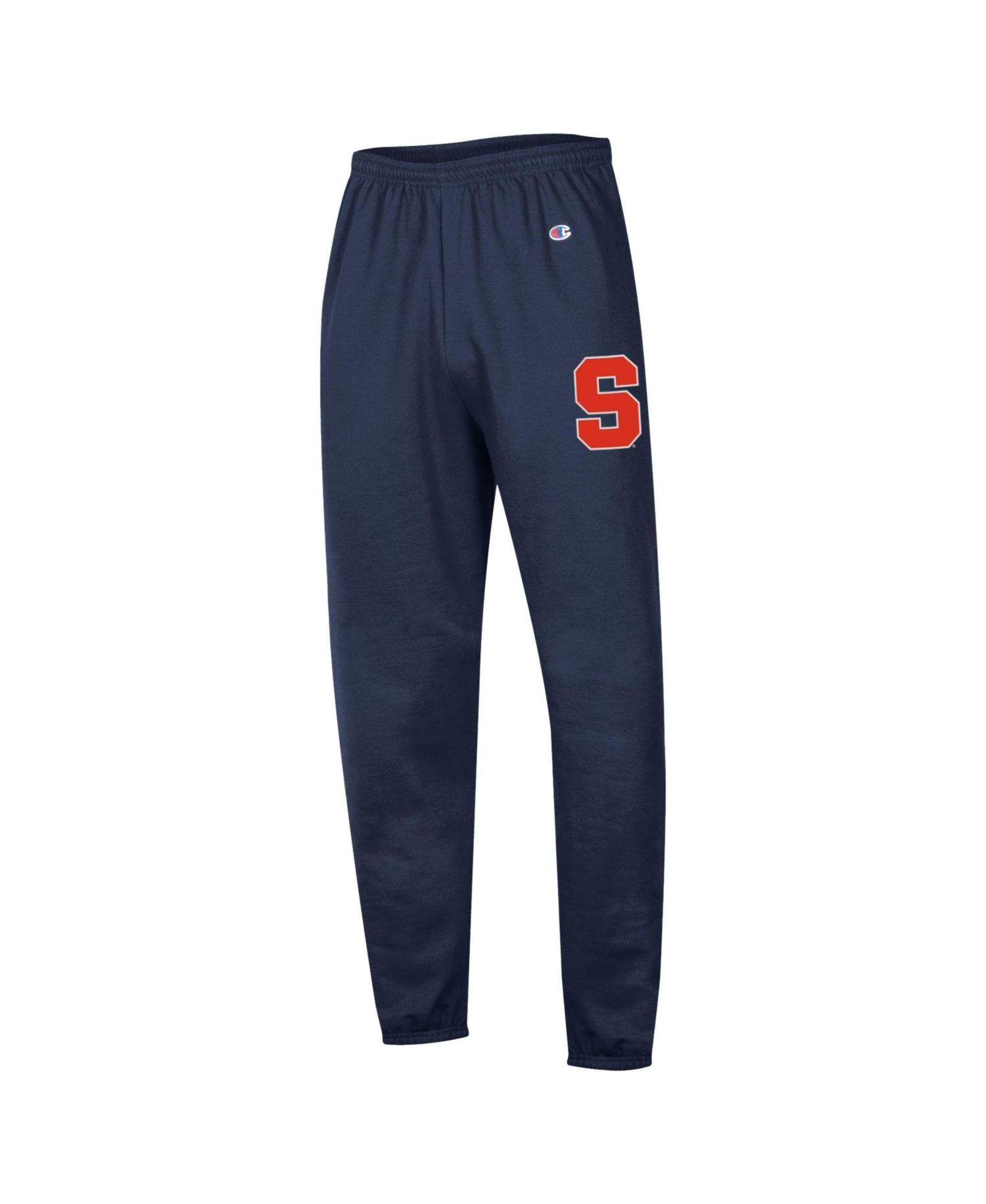 Men's Navy Syracuse Orange Powerblend Banded Fleece Sweatpants