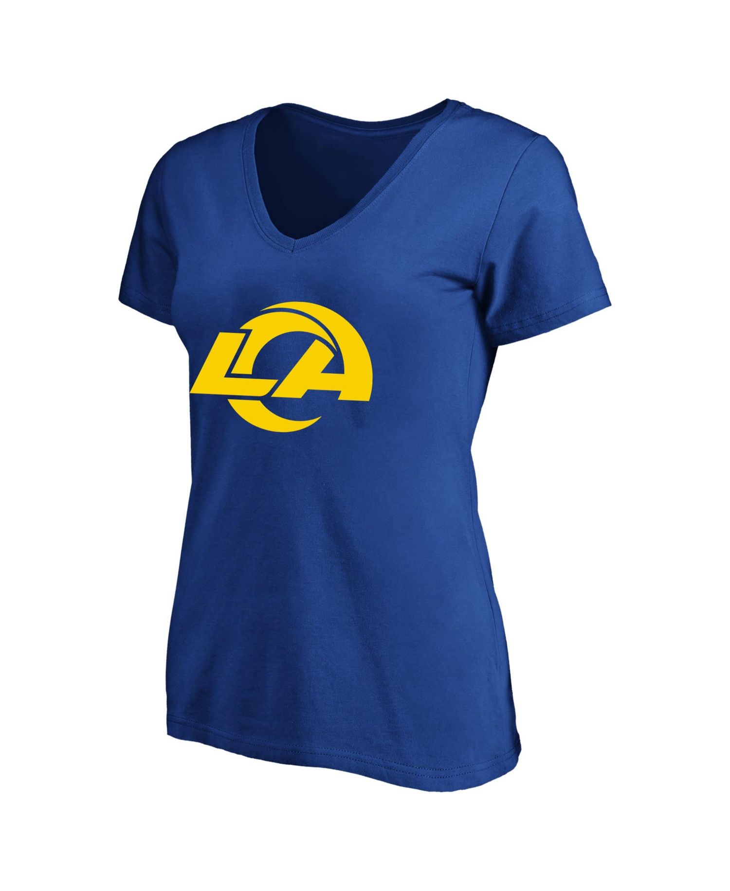 Women's Puka Nacua Royal Los Angeles Rams Plus Size Name & Number V-Neck T-Shirt