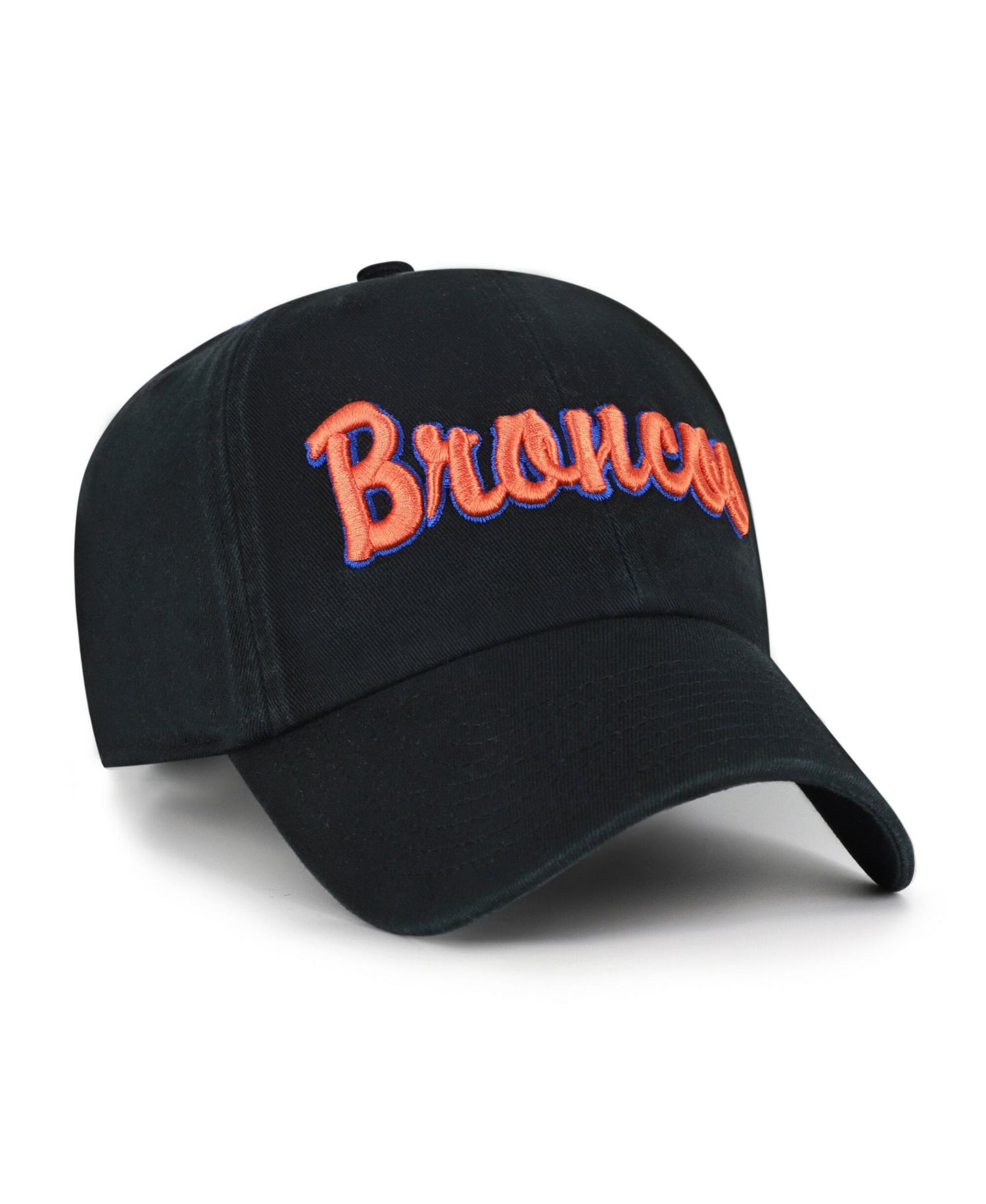 Men's '47 Black Boise State Broncos Vault Clean Up Adjustable Hat