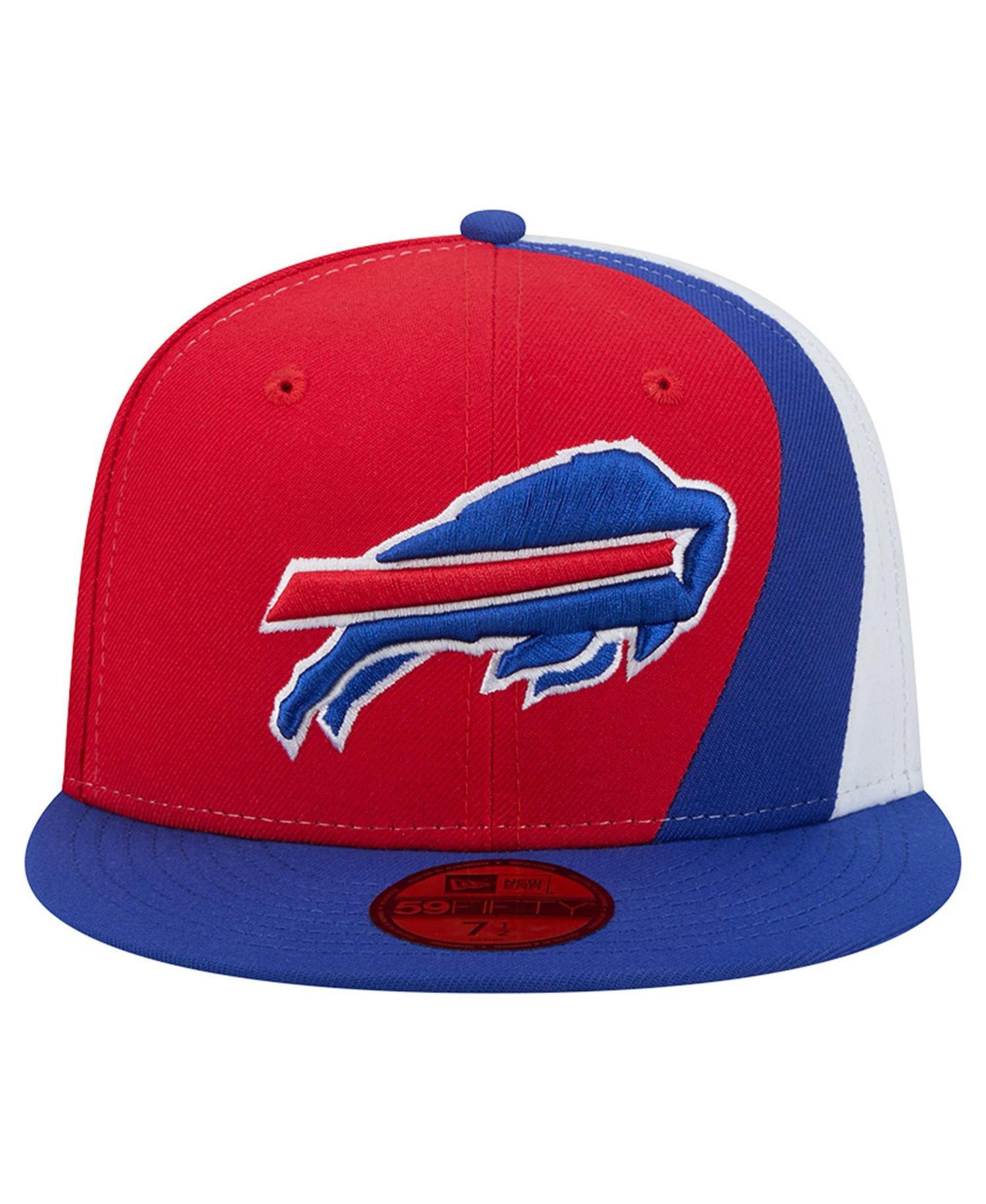 Men's Red/Royal Buffalo Bills Shock 59FIFTY Fitted Hat
