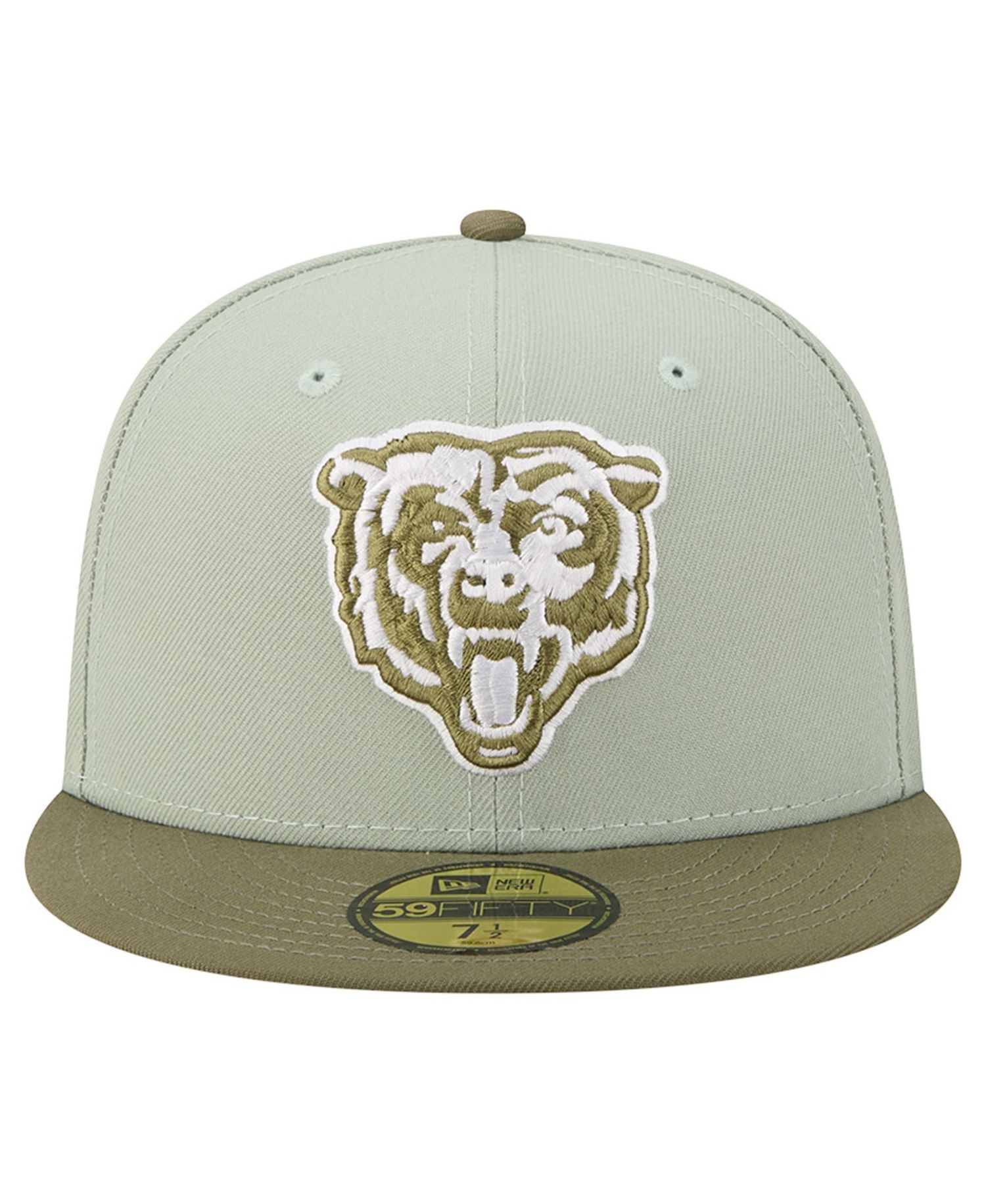 Men's Light Green/Olive Chicago Bears Color Pack 59FIFTY Fitted Hat