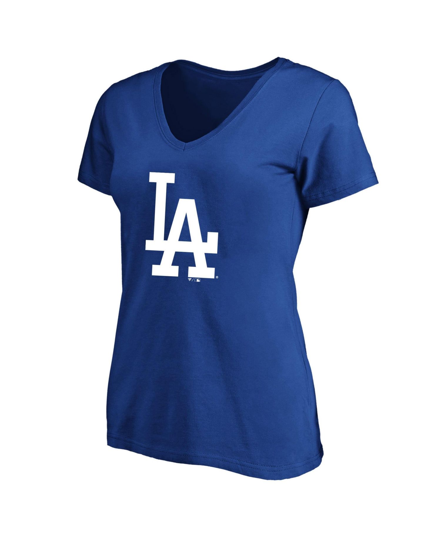 Women's Shohei Ohtani Royal Los Angeles Dodgers Plus Size Name & Number V-Neck T-Shirt