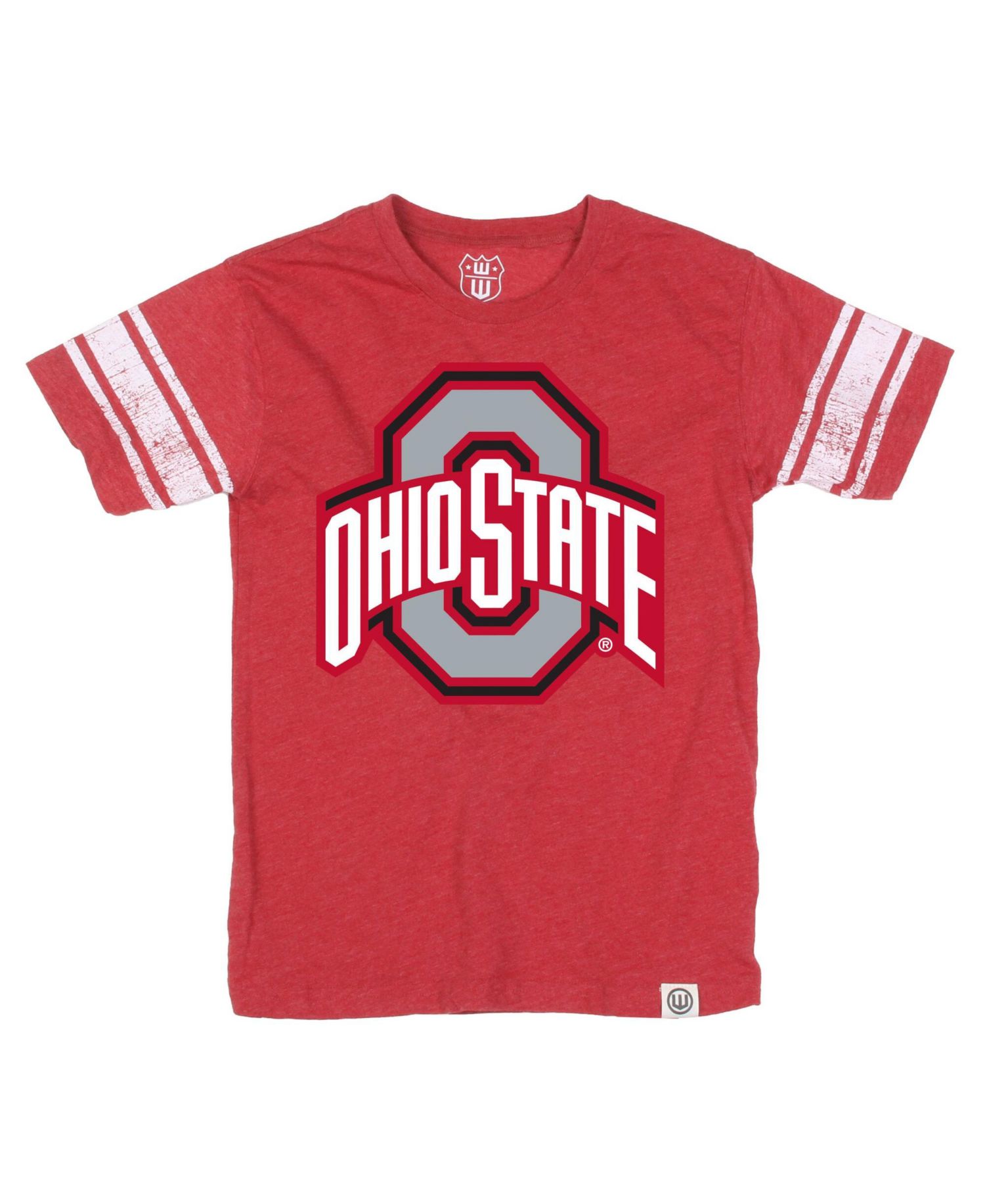 Big Boys and Girls Scarlet Ohio State Buckeyes Football Jersey T-Shirt