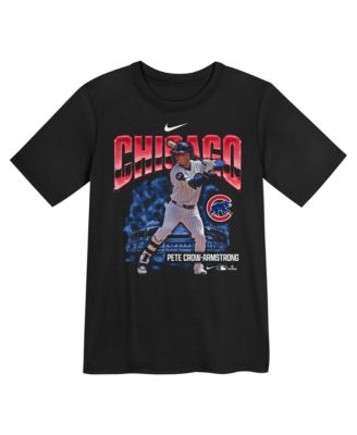 Preschool Pete Crow-Armstrong Black Chicago Cubs Oversized Action T-Shirt