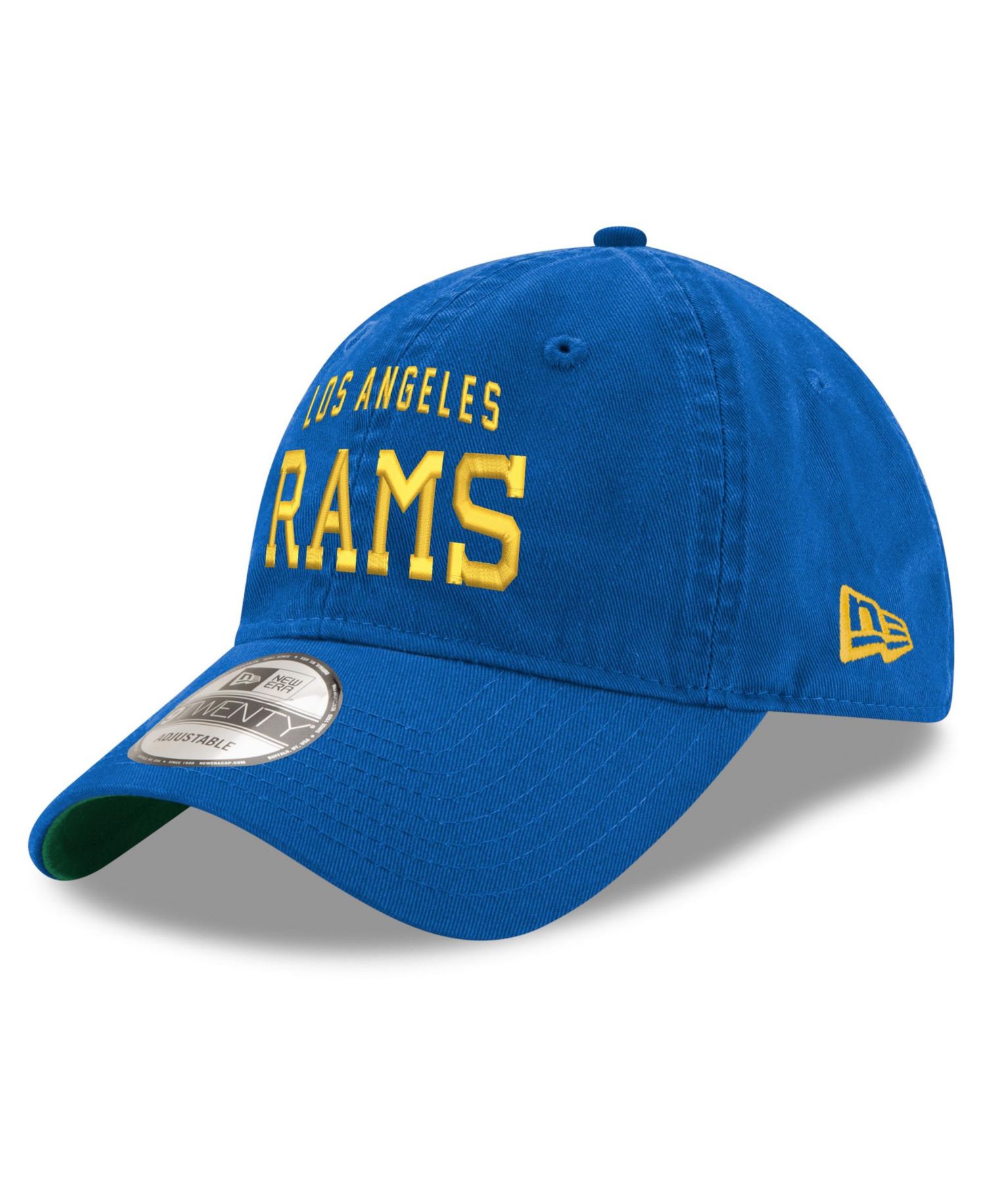 Men's Royal Los Angeles Rams Classic Sol Alternate 9TWENTY Adjustable Hat