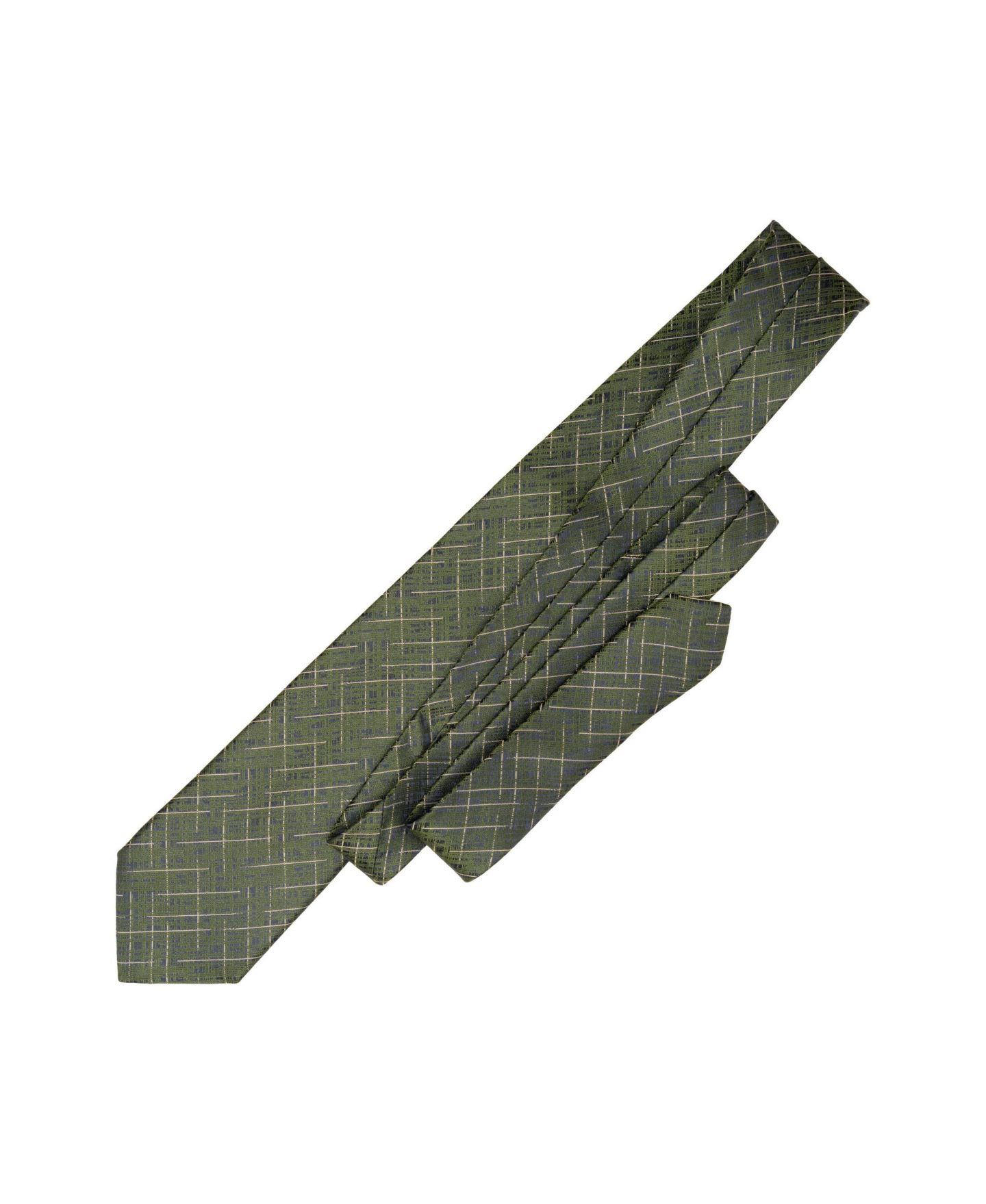 Мужской галстук Elizabetta Morandi Extra Long Silk Jacquard Tie, цвет: Зелёный — фото 4