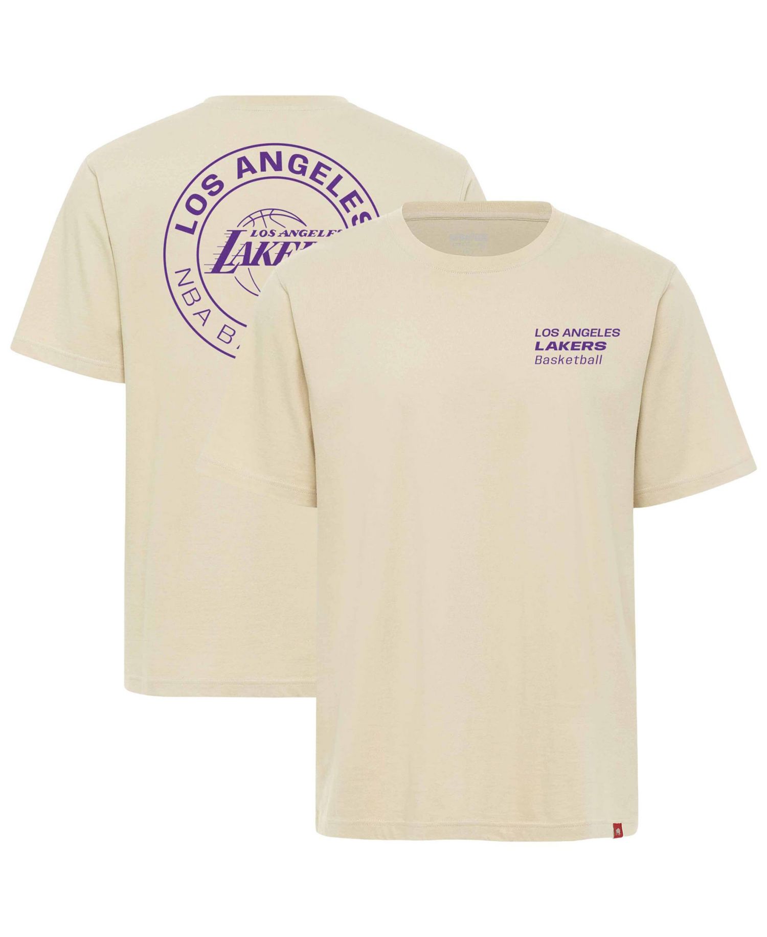 Men's and Women's Cream Los Angeles Lakers Duke Premium T-Shirt
