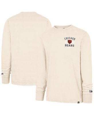 Men's '47  Tan Chicago Bears Heavy Slub Long Sleeve T-Shirt