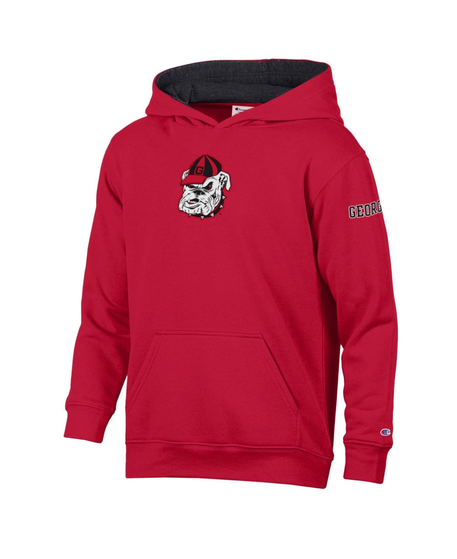 Big Boys and Girls Red Georgia Bulldogs Fleece Hoodie