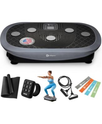 Rumblex Plus 4D Vibration Plate Exercise Machine – Triple Motor Full Body Vibrating Plate for Weight Loss & Lymphatic Drainage
