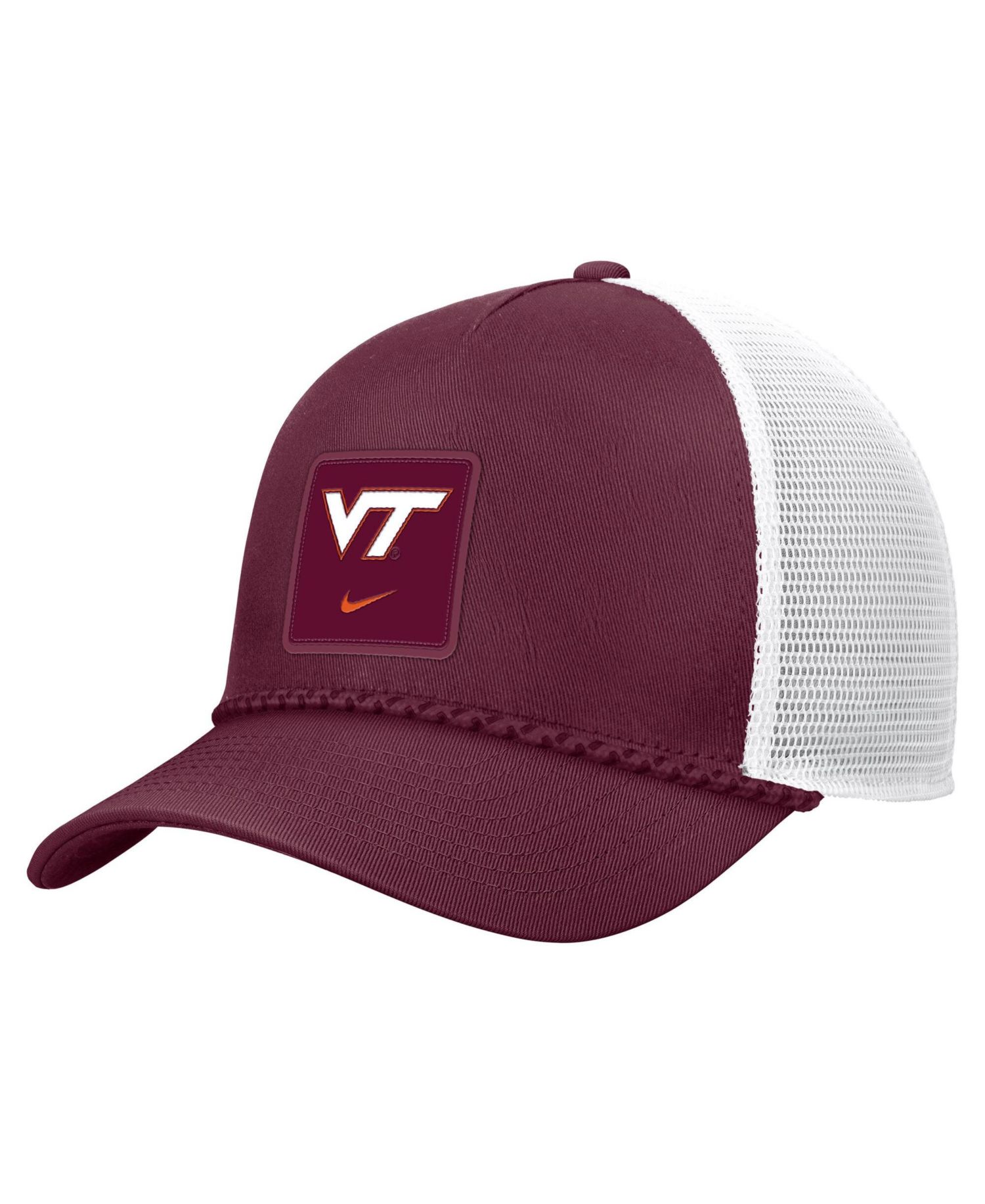 Men's Maroon Virginia Tech Hokies 2026 On-Field Rope Adjustable Trucker Hat