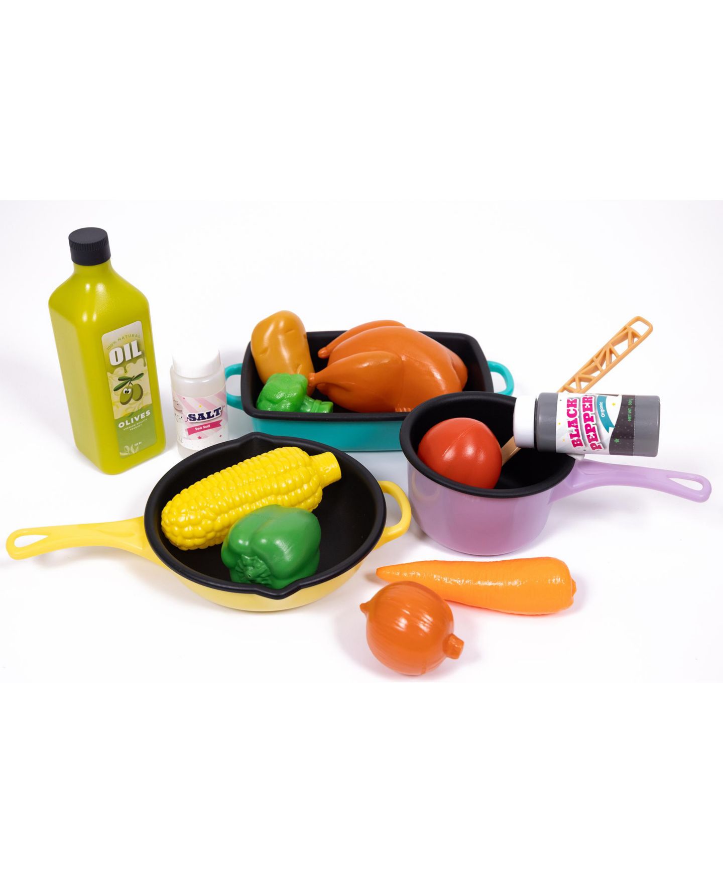 Детский игровой набор NurtureNature Imaginative Minds Cooking 27-Piece Playset, Ages 3+ — фото 4